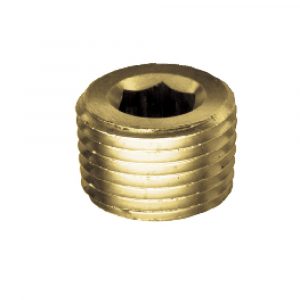 NPT Brass fittings - Plug countersunk (MNPT)