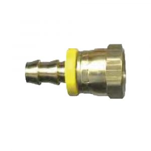 Push-lock fitting - Hose Barb x Female 45° (SAE)