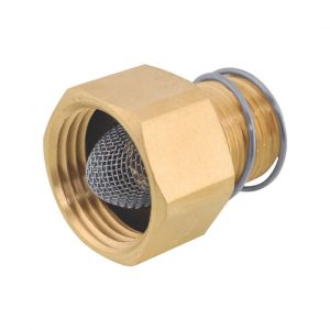 Garden Hose Fitting with screen