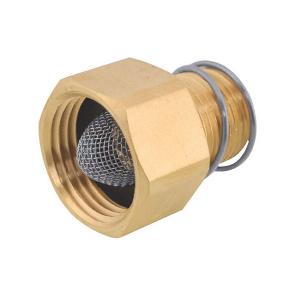 Garden Hose Fitting with screen