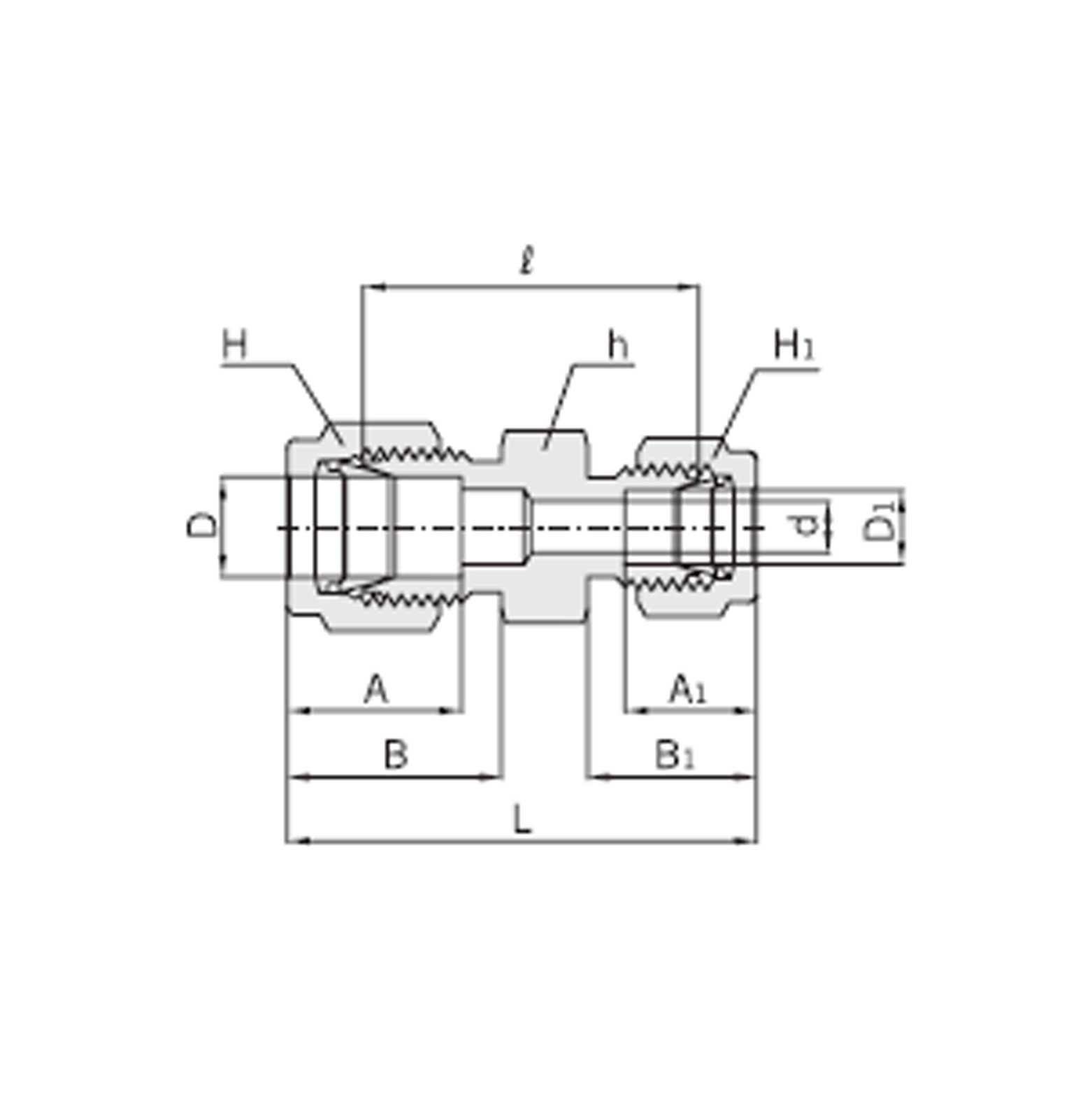 Tube To Tube | Reducing Union 1/2" to 3/4" - Image 3