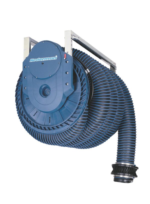 Exhaust Hose Reel 865 - Spring Recoiled - NEDERMAN